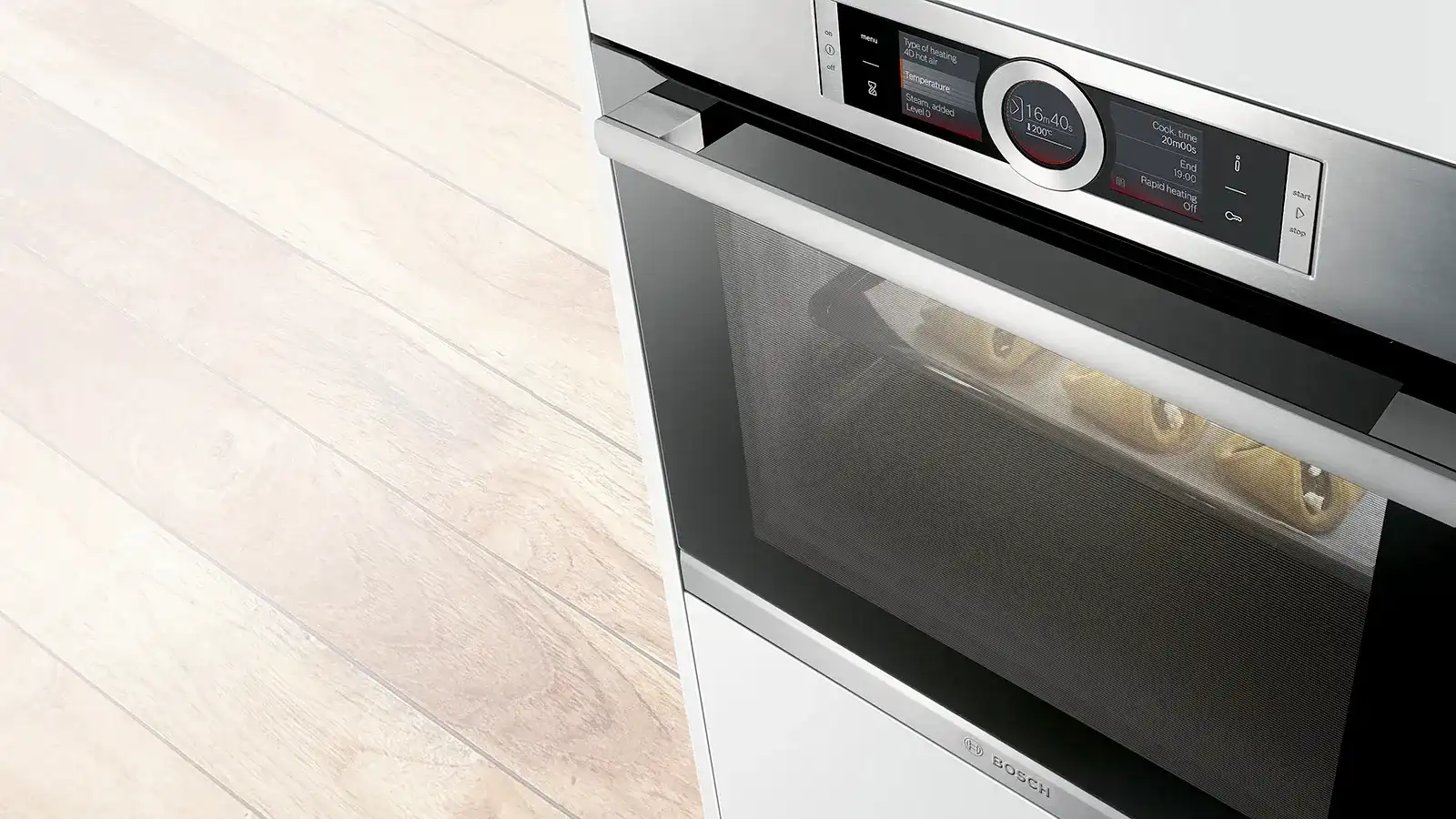 Brot im Bosch Backofen mit Dampfunterstützung